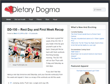 Tablet Screenshot of dietarydogma.com
